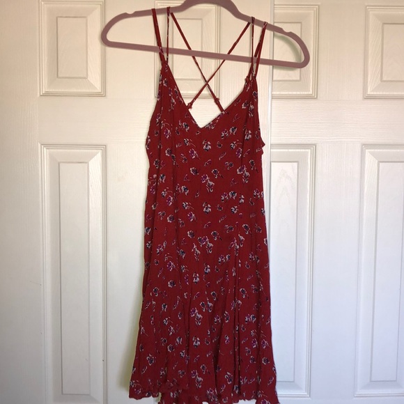 American Eagle Outfitters Dresses & Skirts - Red Floral American Eagle Dress